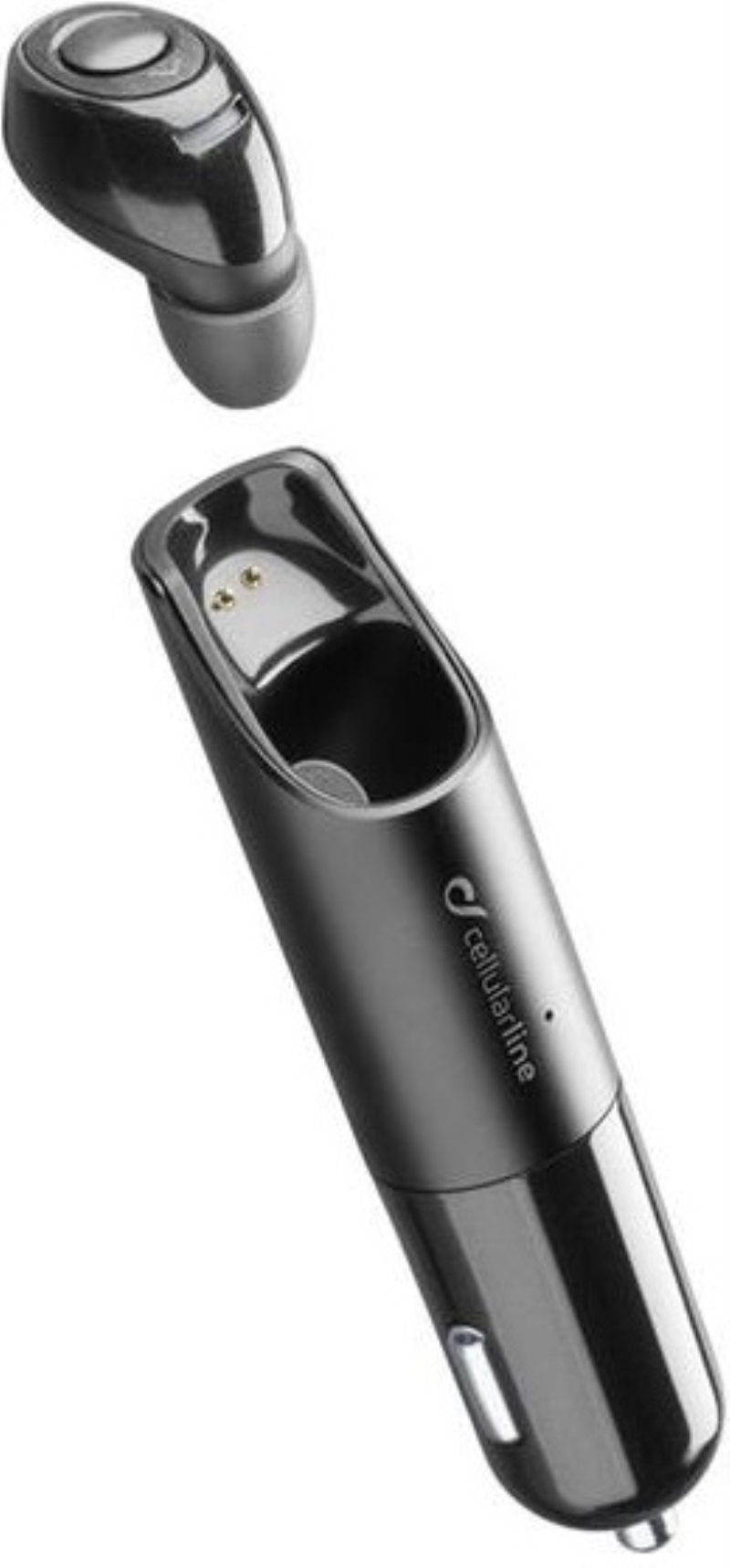 CELLULARLINE Mono auricolare in-ear bluetooth Cellular Line Car Headset + base di ricarica per auto nero
